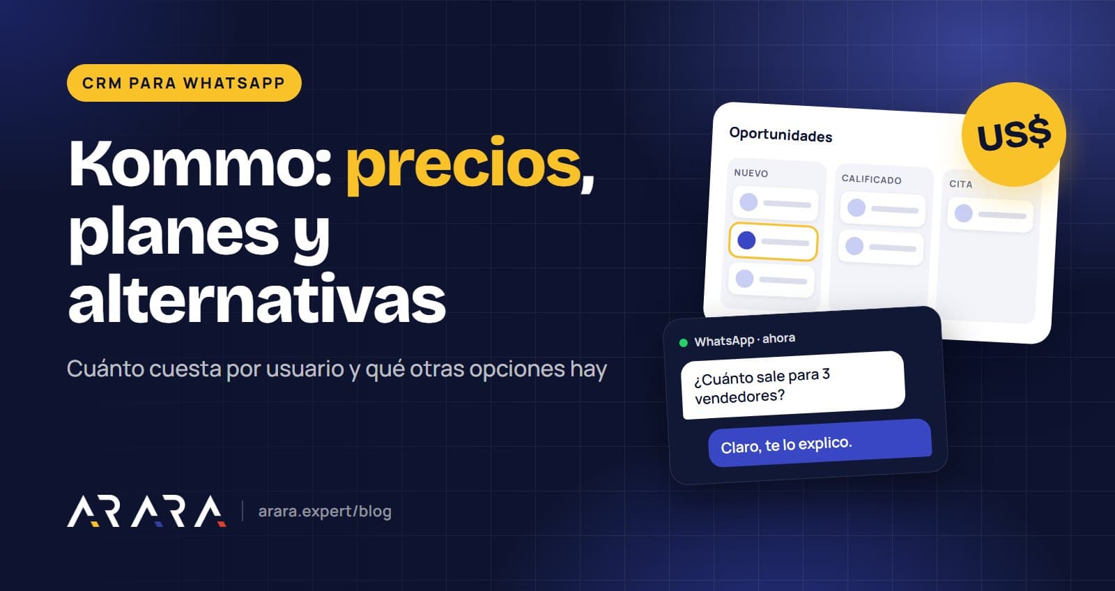 Precios de Kommo 2026: planes, costos y alternativas