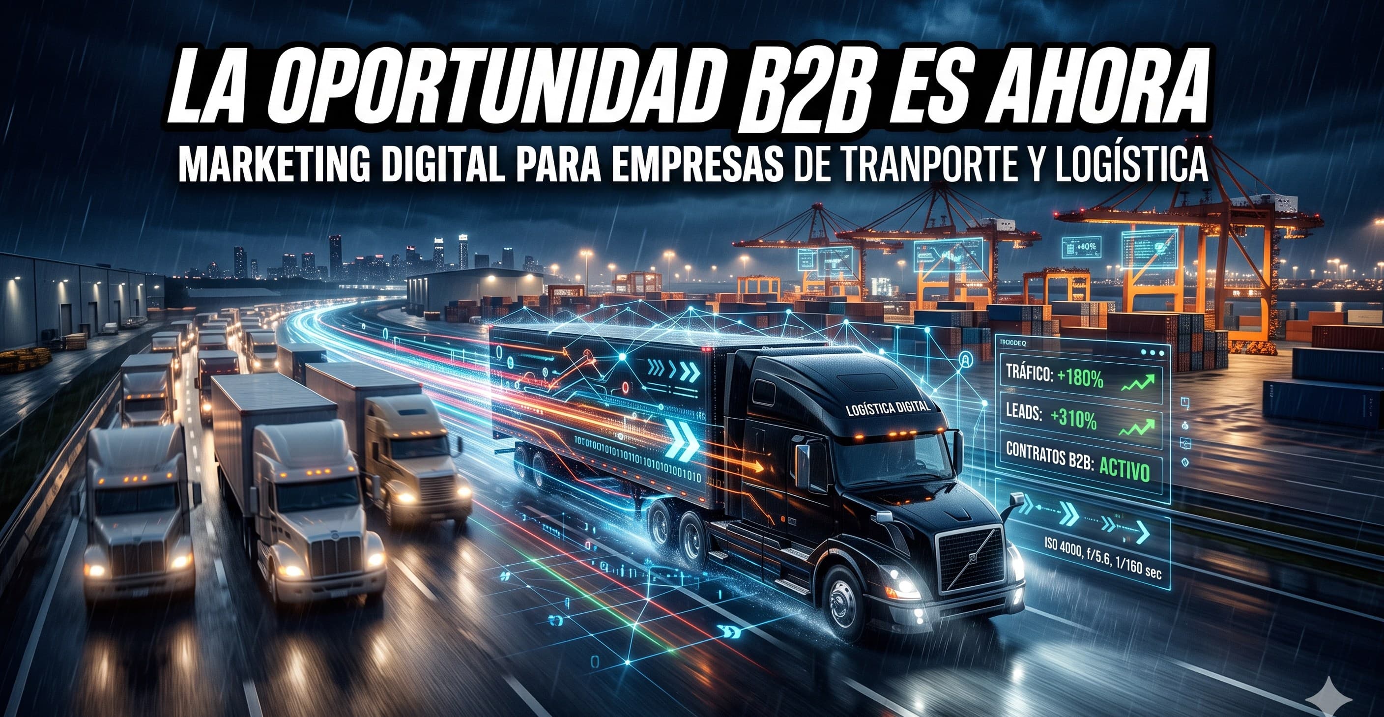 Marketing digital para empresas de transporte y logística