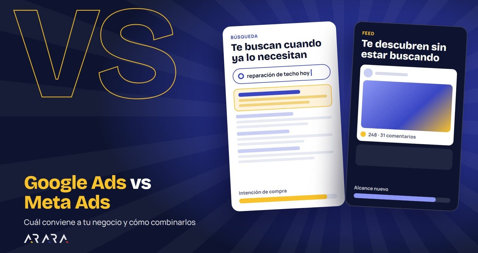 Google Ads vs Meta Ads: diferencias, costos y cuál elegir